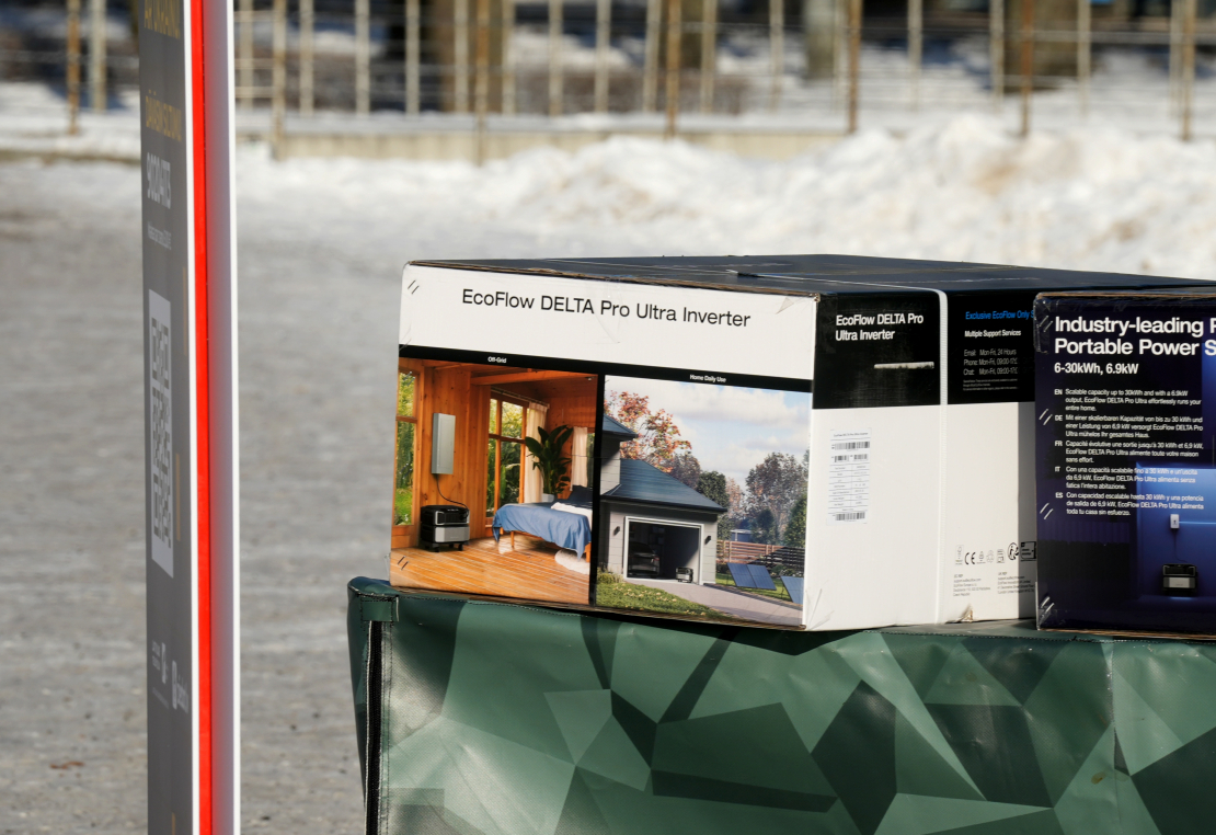 Labdarības akcijas "Siltums Ukrainai no Latvijas" atklāšanas pasākums.