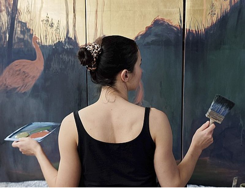 Arī vecu aizslietni var padarīt kā gleznu.