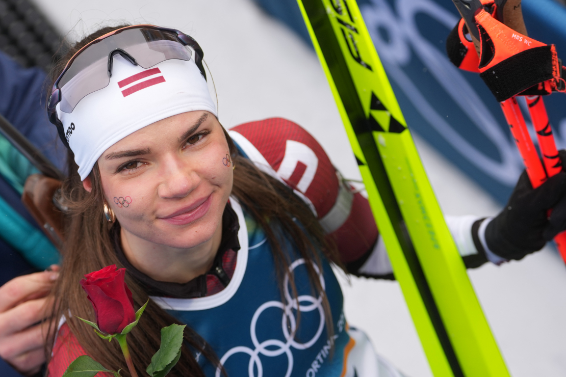 Latvijas biatloniste Estere Volfa.