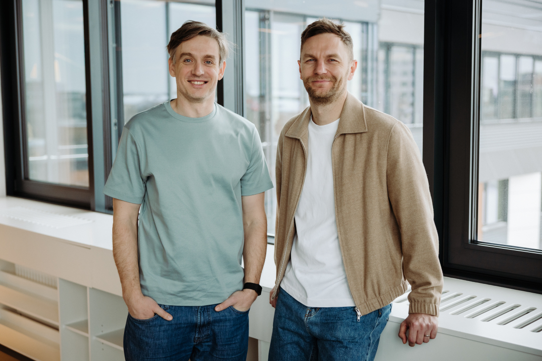 AS "Mintos Marketplace" vadītājs Mārtiņš Šulte un uzņēmuma līdzdibinātājs, izpilddirektors Mārtiņš Valters.