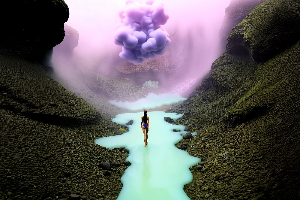 Ginta Gabrāna "Algoritmu kopienas" var uzskatīt par mēģinājumu radīt "laikabiedra portretu", kur spoguļojas tehnoloģiju ietekme uz kultūru.