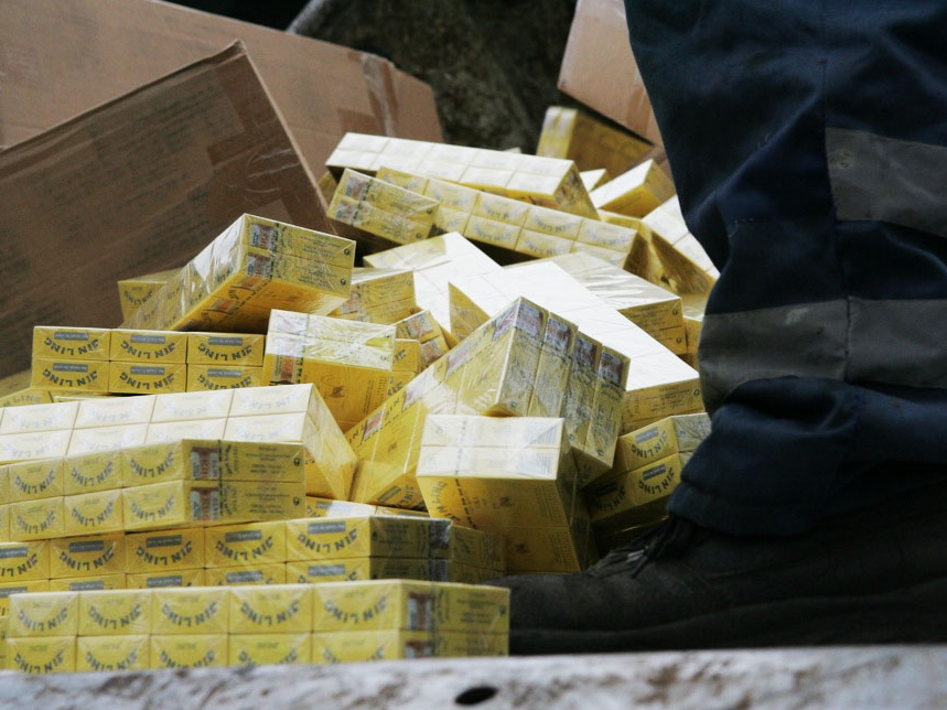 Kontrabandas cigaretes. Ilustratīvs attēls.