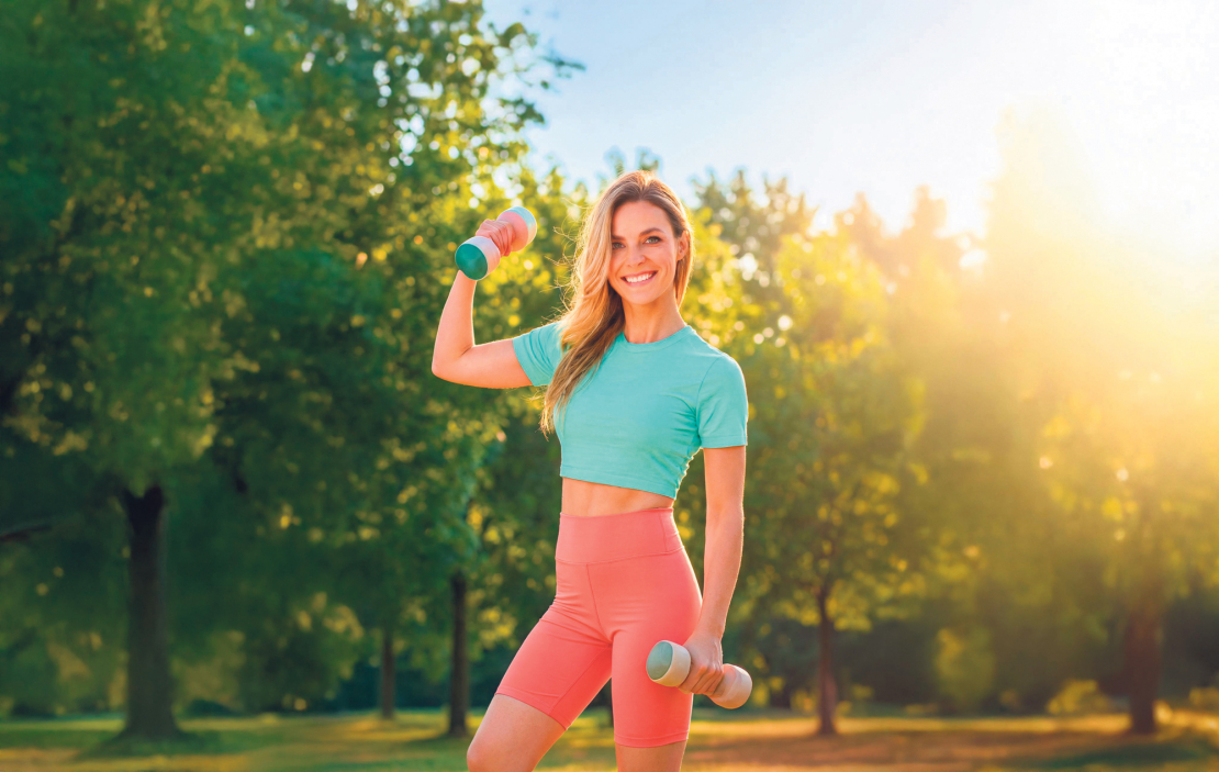 Fitnesa un uztura trenere Madara Meiere.