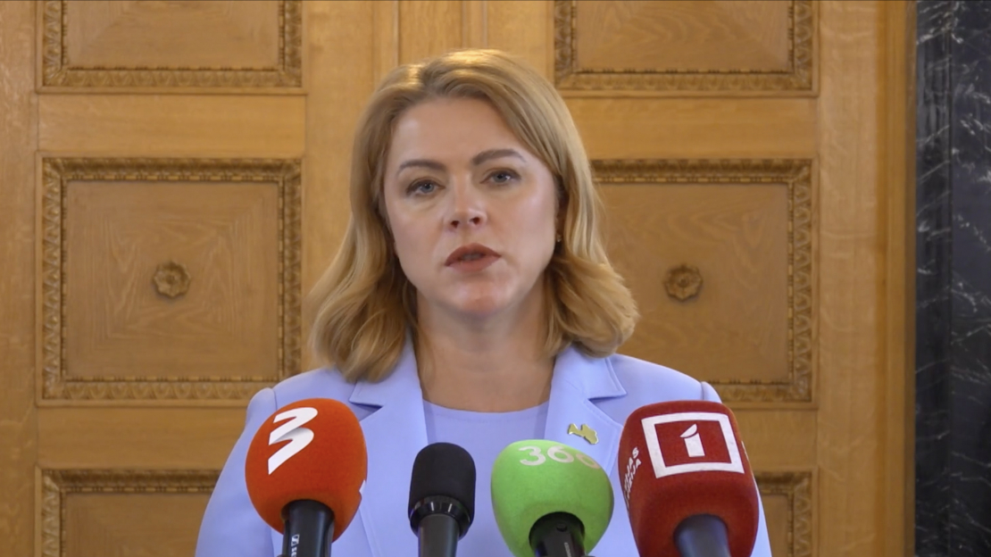 Ministru prezidente Evika Siliņa.