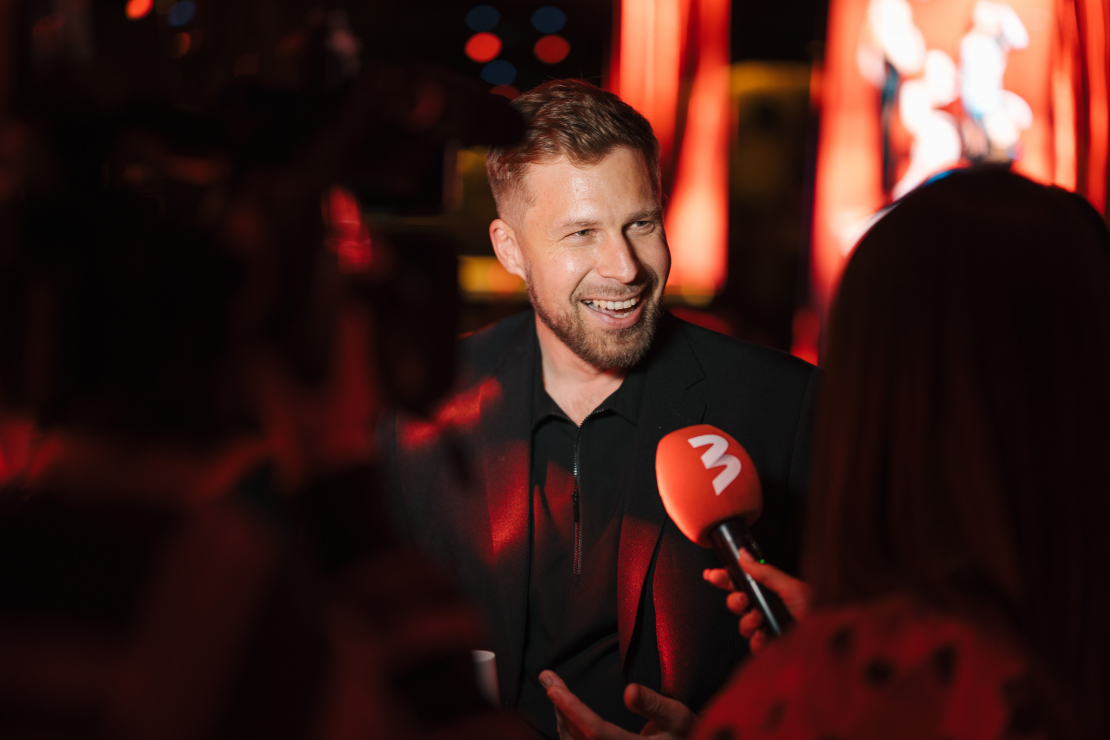 Seriāla "Mīļākās" pirmizrādes svinības.