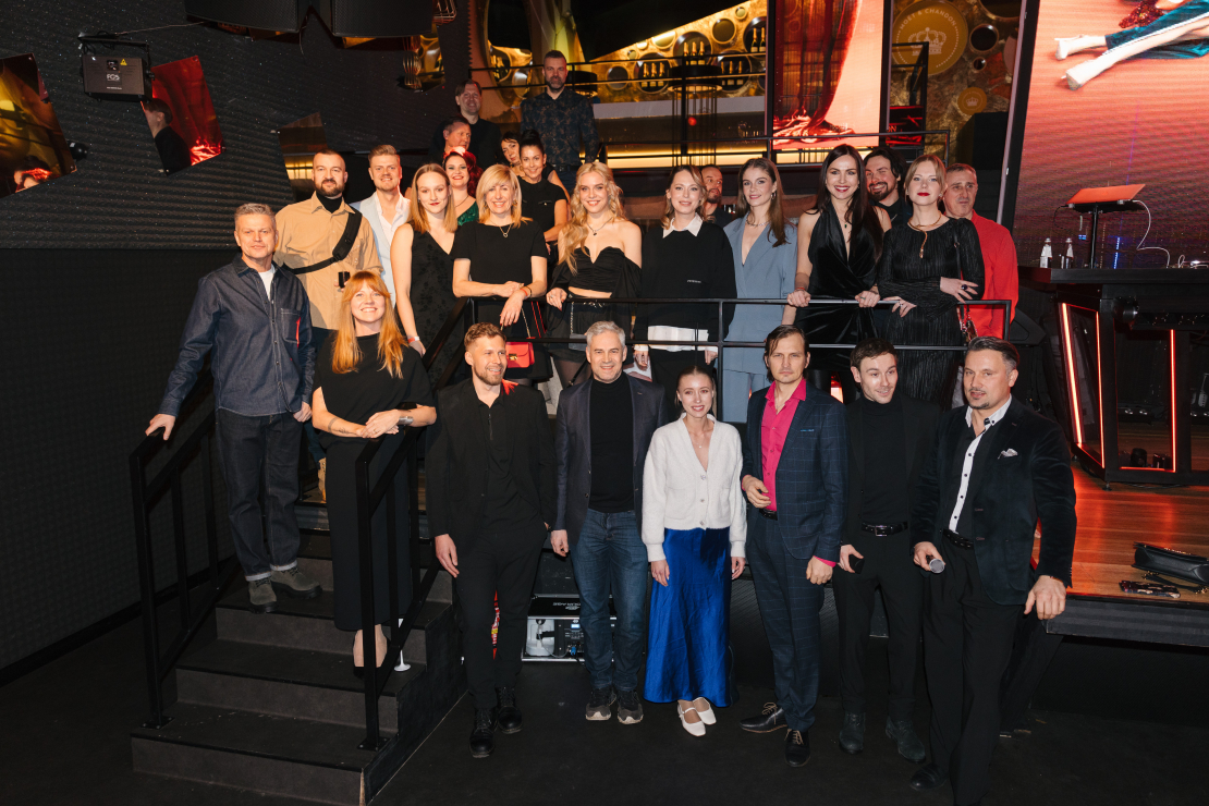 Seriāla "Mīļākās" pirmizrādes svinības.