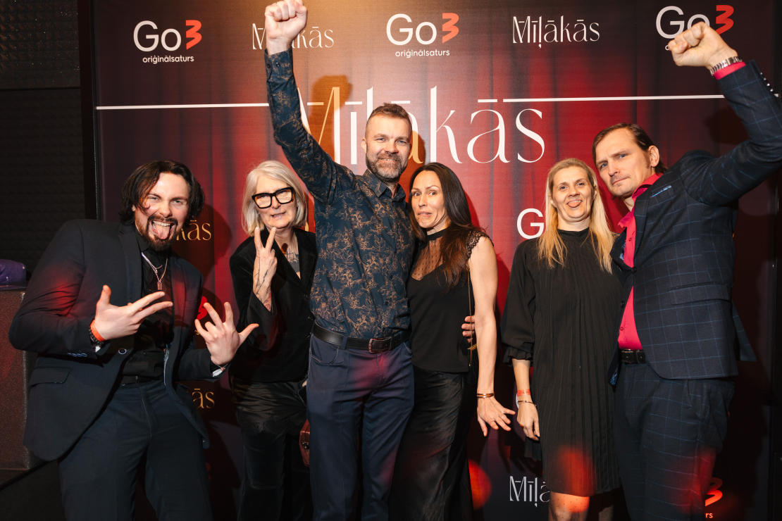 Seriāla "Mīļākās" pirmizrādes svinības.