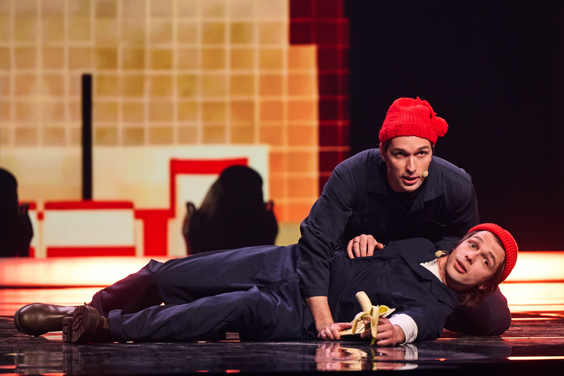 Balvas "Kilograms kultūras 2025" laureātu sveikšanas ceremonijas vadītāji.