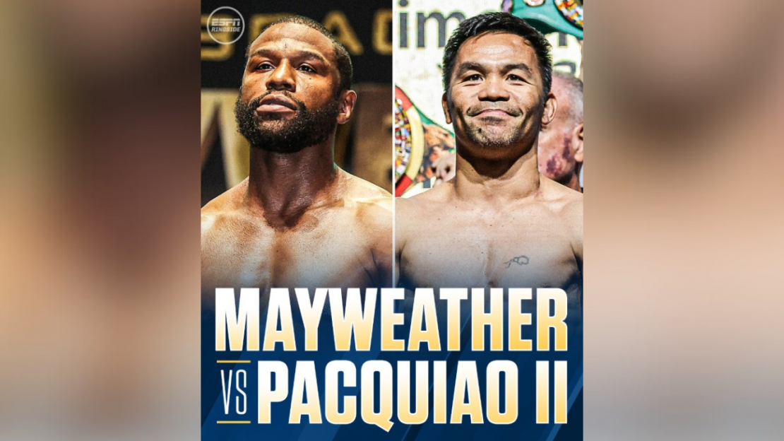 Floids Meivezers jaunākais un Menijs Pakiao.