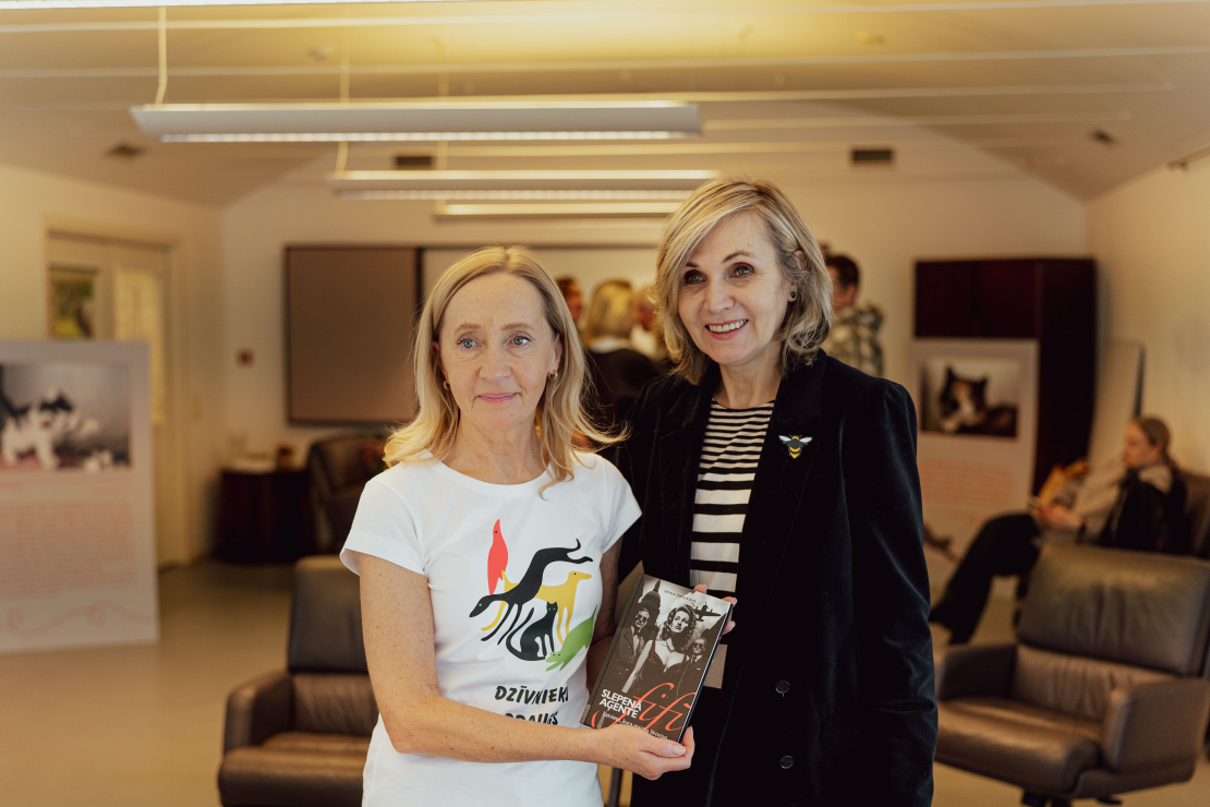 Grāmatas "Slepenā aģente Fifī. Latviete, kura mainīja likteņus" prezentācijas pasākums.