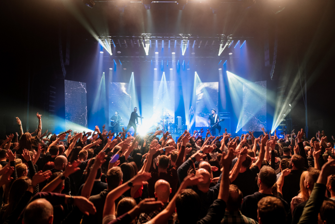 Grupas R.A.P. atgriešanās koncerts 2025. gada martā.