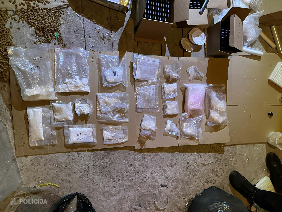 Kratīšanās izņem vairāk nekā 25 kilogramus narkotiku.