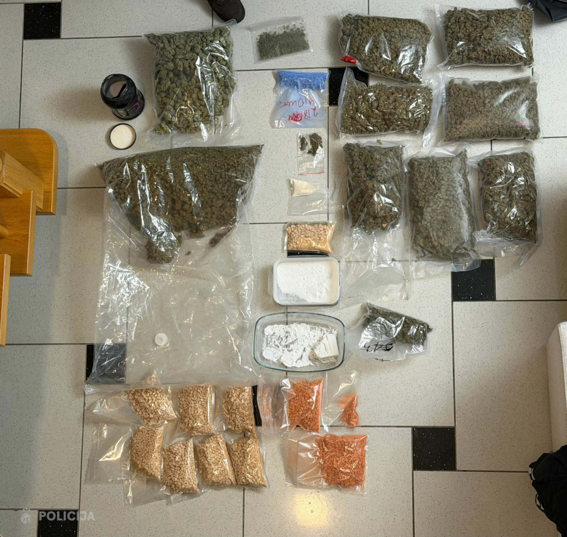 Kratīšanās izņem vairāk nekā 25 kilogramus narkotiku.