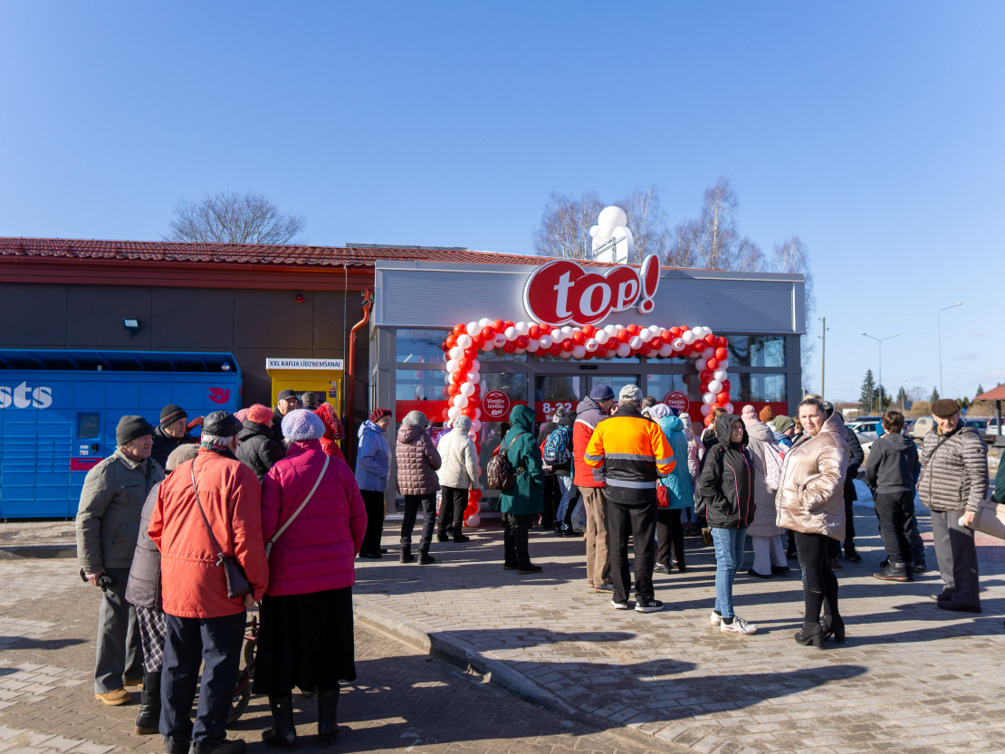 Jaunais veikals Koknesē.