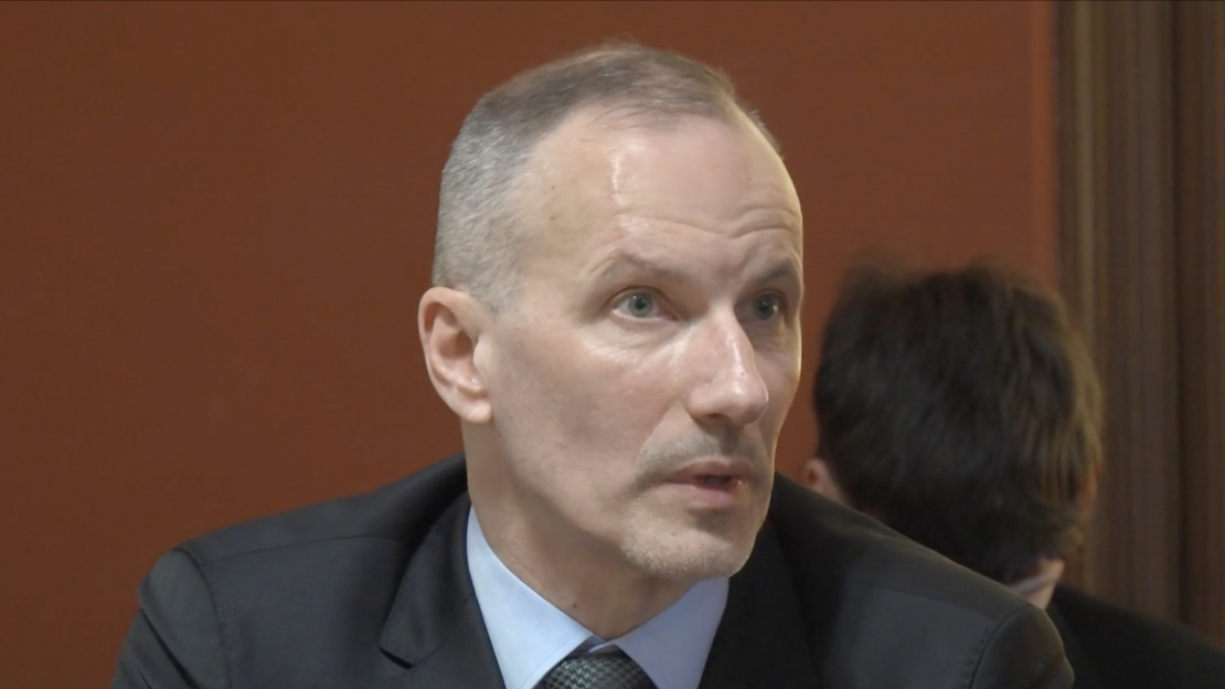 Andrejs Cinis, Rīgas Ziemeļvalstu augstskolas pārstāvis.