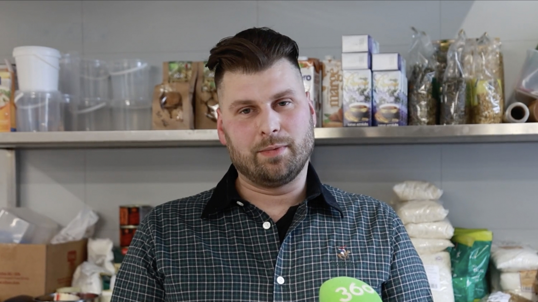 Zemnieku kooperatīva “Ekoloģisks.lv” valdes loceklis, zemnieks Raitis Rodiņš.