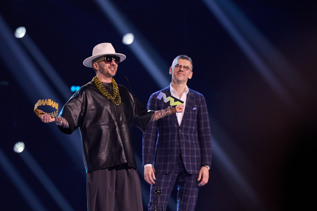 Mūzikas balvas "GAMMA" pasniegšanas ceremonija.