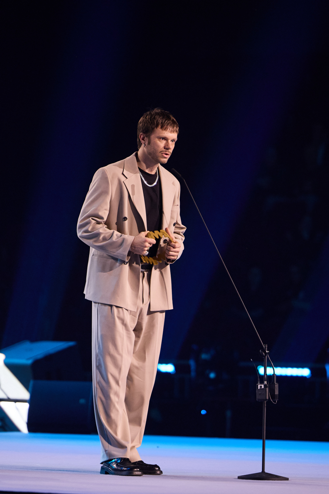Mūzikas balvas "GAMMA" pasniegšanas ceremonija.
