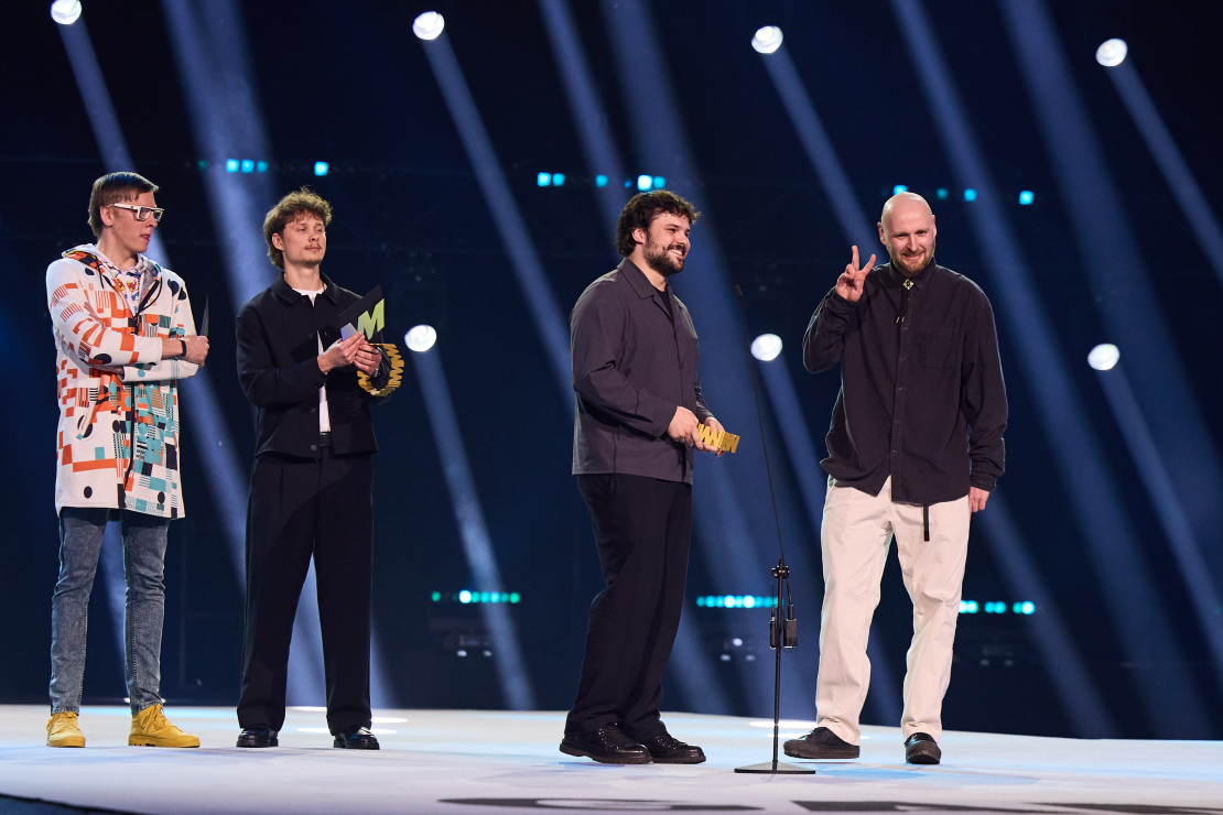 Mūzikas balvas "GAMMA" pasniegšanas ceremonija.