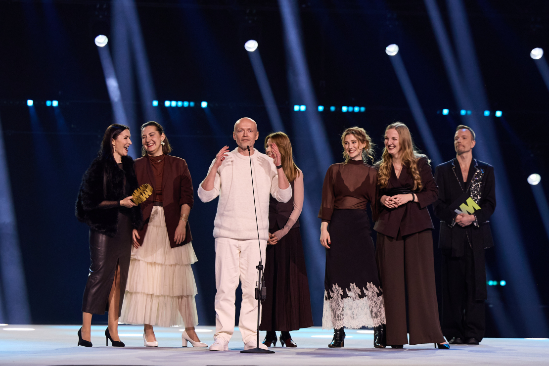 Mūzikas balvas "GAMMA" pasniegšanas ceremonija.