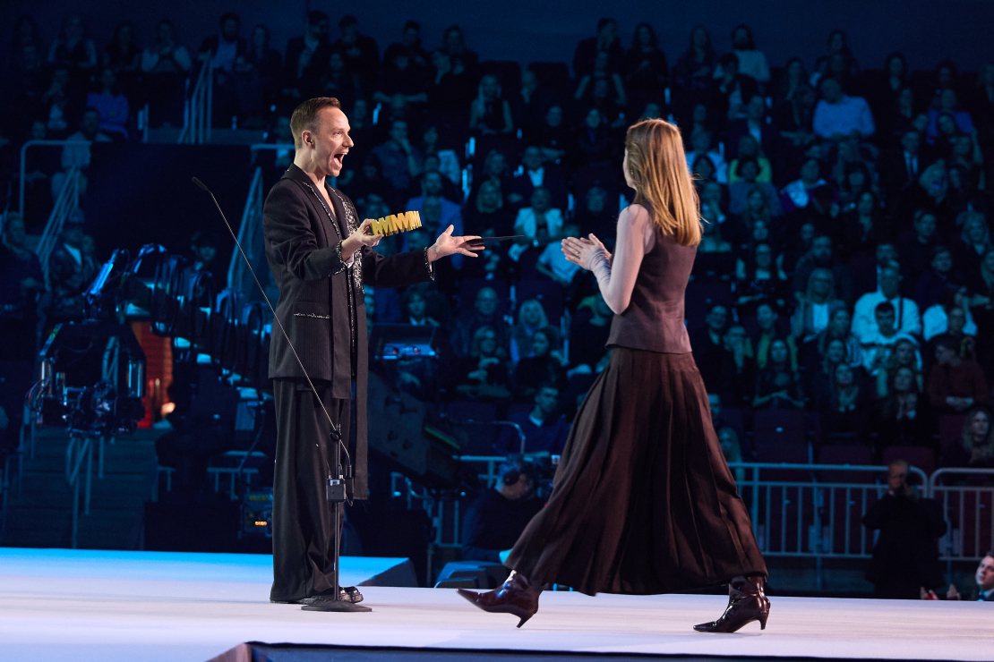Mūzikas balvas "GAMMA" pasniegšanas ceremonija.
