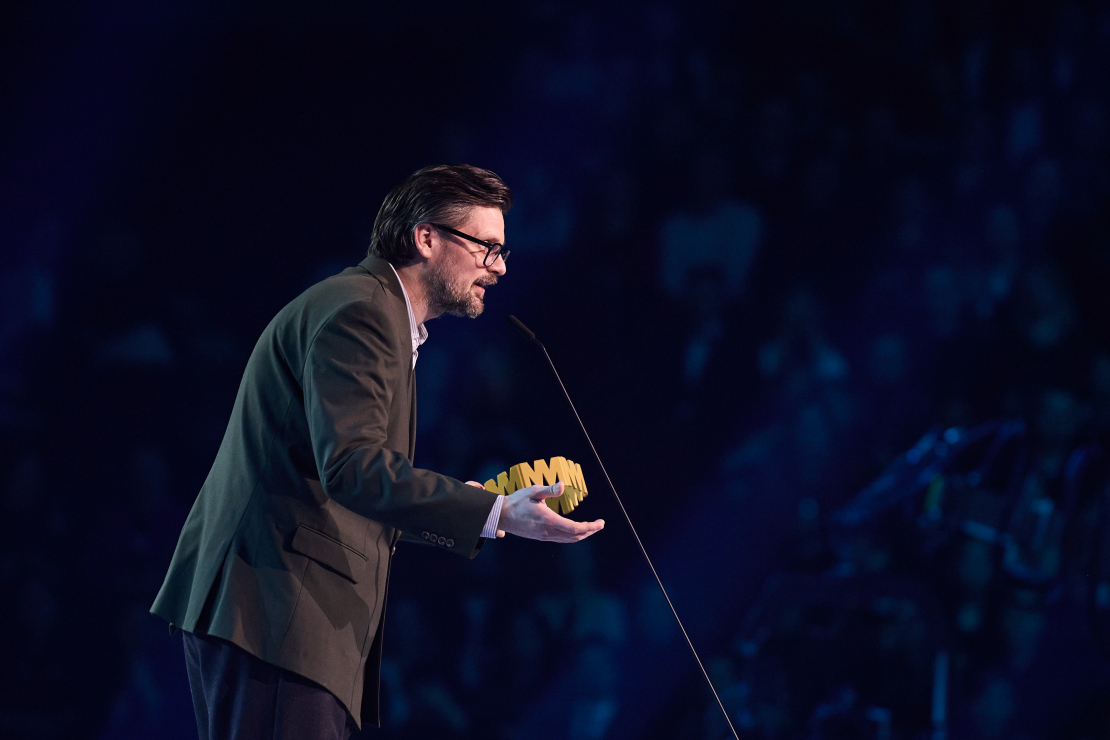 Mūzikas balvas "GAMMA" pasniegšanas ceremonija.