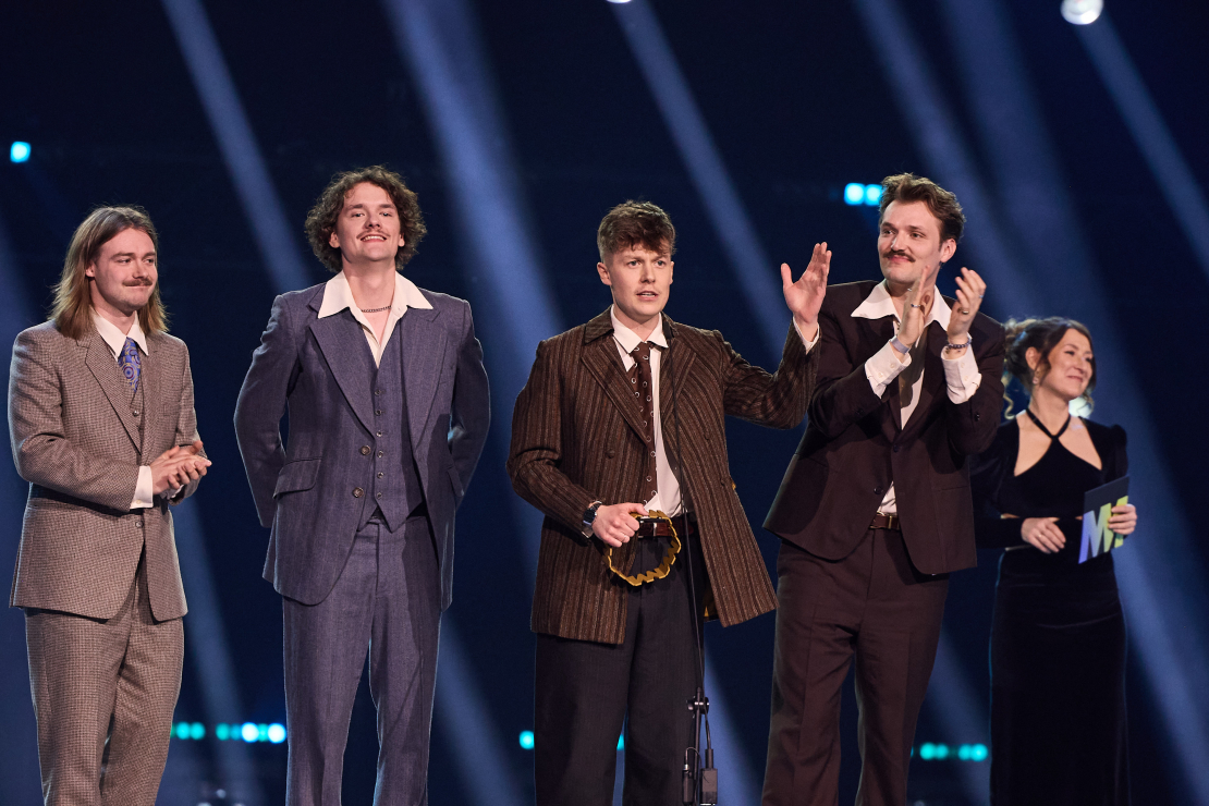 Mūzikas balvas "GAMMA" pasniegšanas ceremonija.