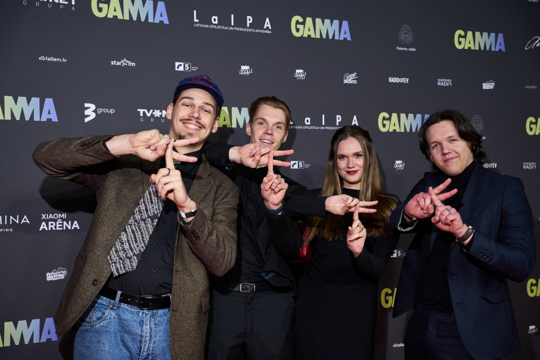Mūzikas balvas "GAMMA" pasniegšanas ceremonija.