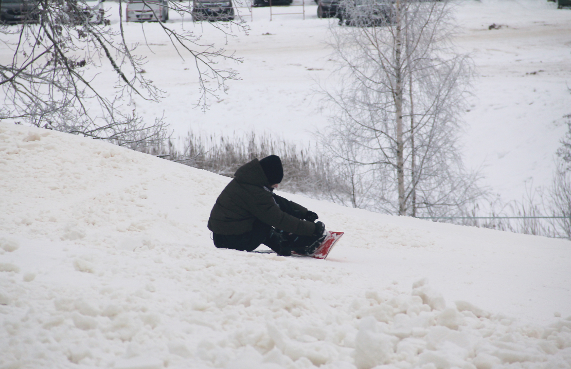 Slēpošanas trase atpūtas kompleksā "Milzkalns".