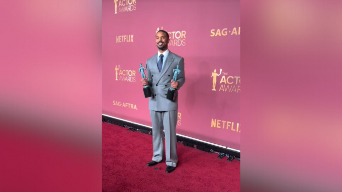 Aktieris Maikls B. Džordans.