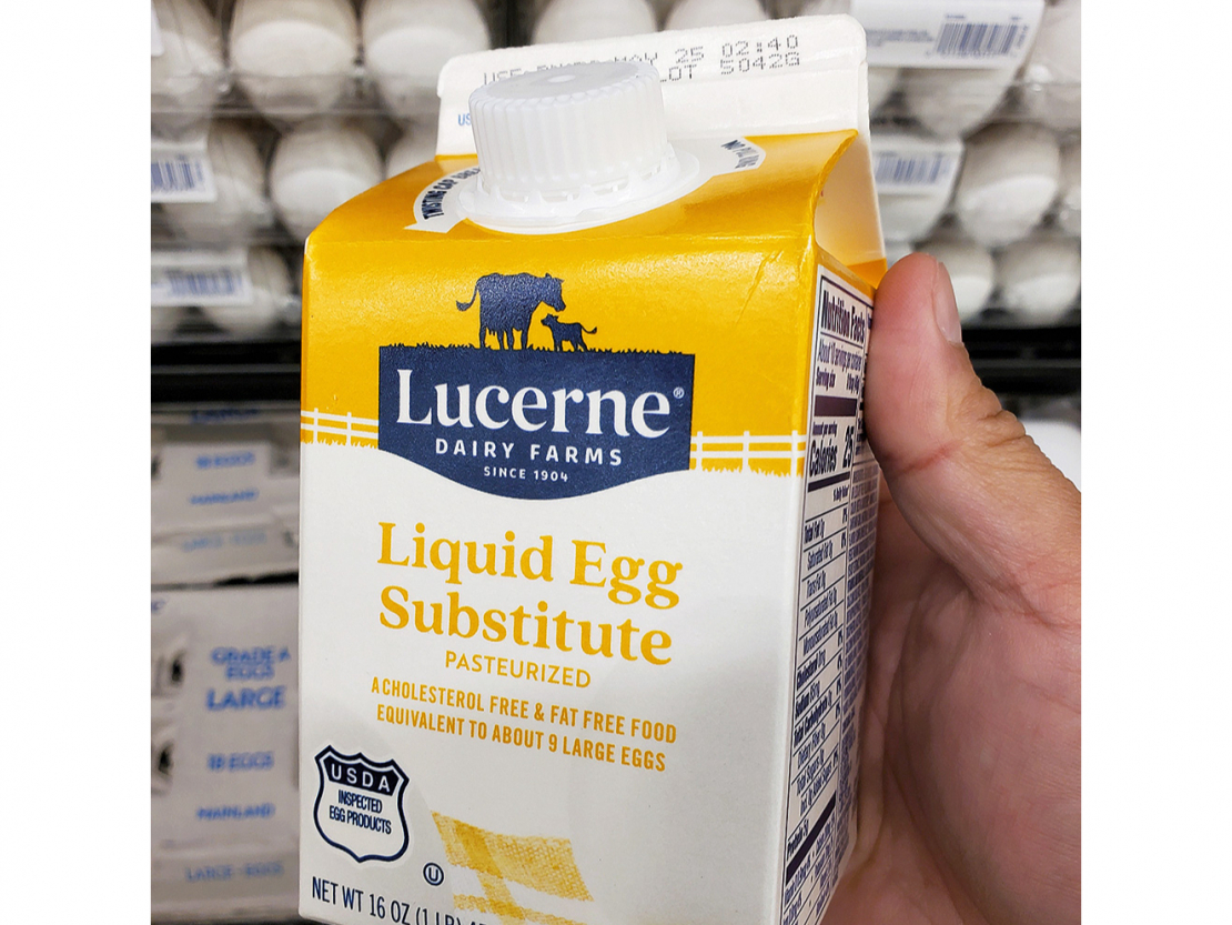 Pasterizēts olas baltums.