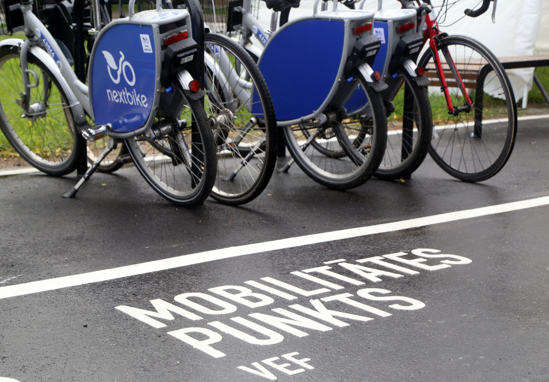 Koplietošanas velosipēdi.