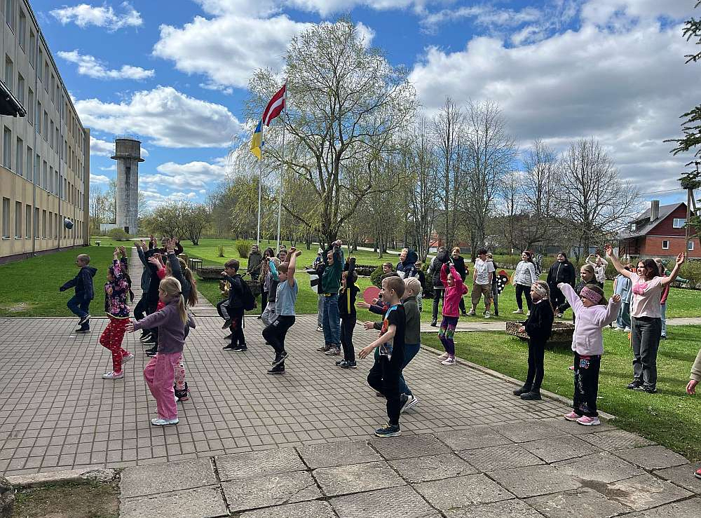 Rankas pamatskola kopš 2019. gada atrodas ēkā, kur kādreiz bija Rankas profesionālā vidusskola. Attēlā: sporta diena Rankas pamatskolā pagājušā gada aprīlī.