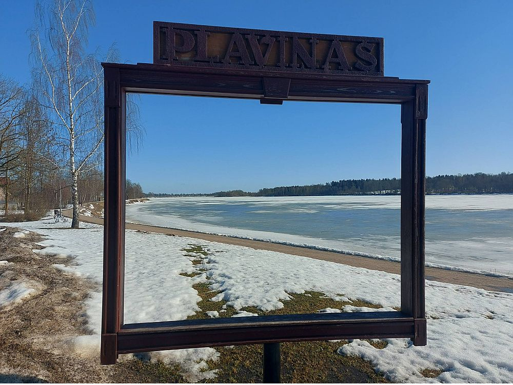 Skats uz Daugavu Pļaviņās šā gada marta sākumā.