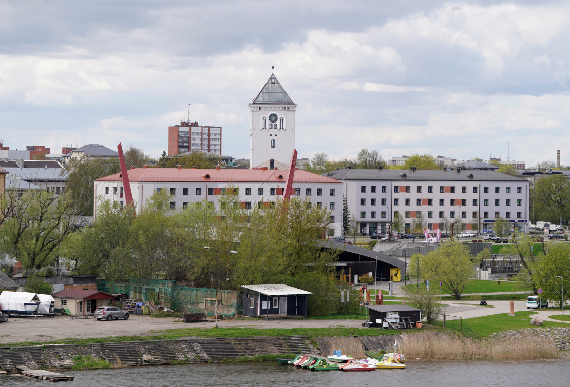Skats uz Jelgavas pludmali.