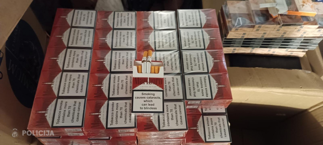 Valsts policija Latgalē izņem nelikumīgas cigaretes.