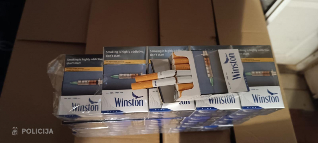 Valsts policija Latgalē izņem nelikumīgas cigaretes.