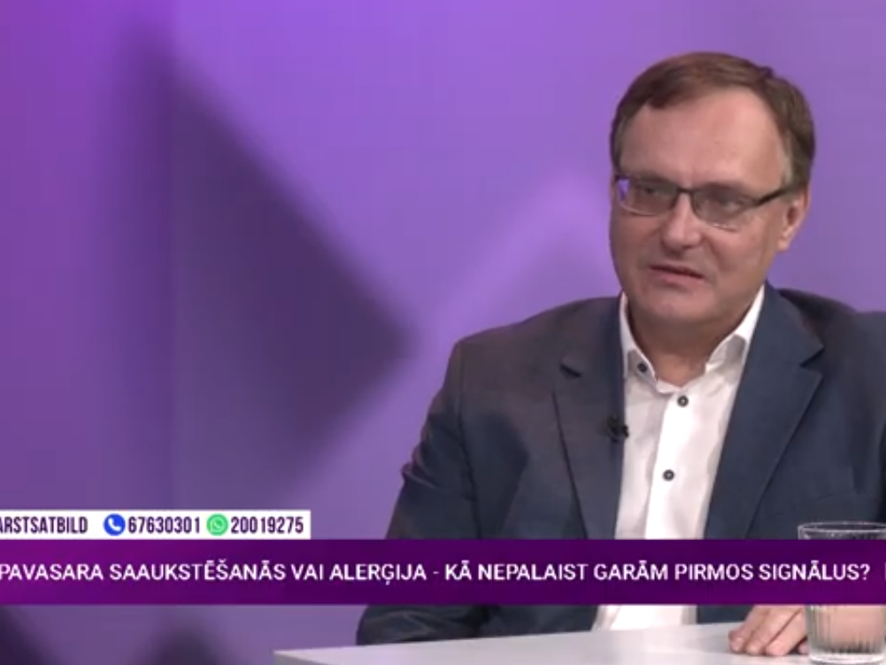 "Skrides Sirds klīnikas" alergologs, pneimonologs Māris
Bukovskis.