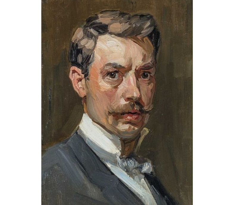 Jaņa Rozentāla (1866–1916) pašportrets Nacionālajā mākslas muzejā.