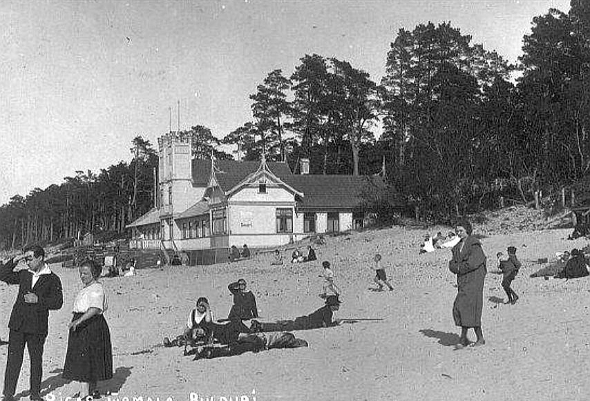 Atpūtnieki Bulduros 20. gs. 20. gados.