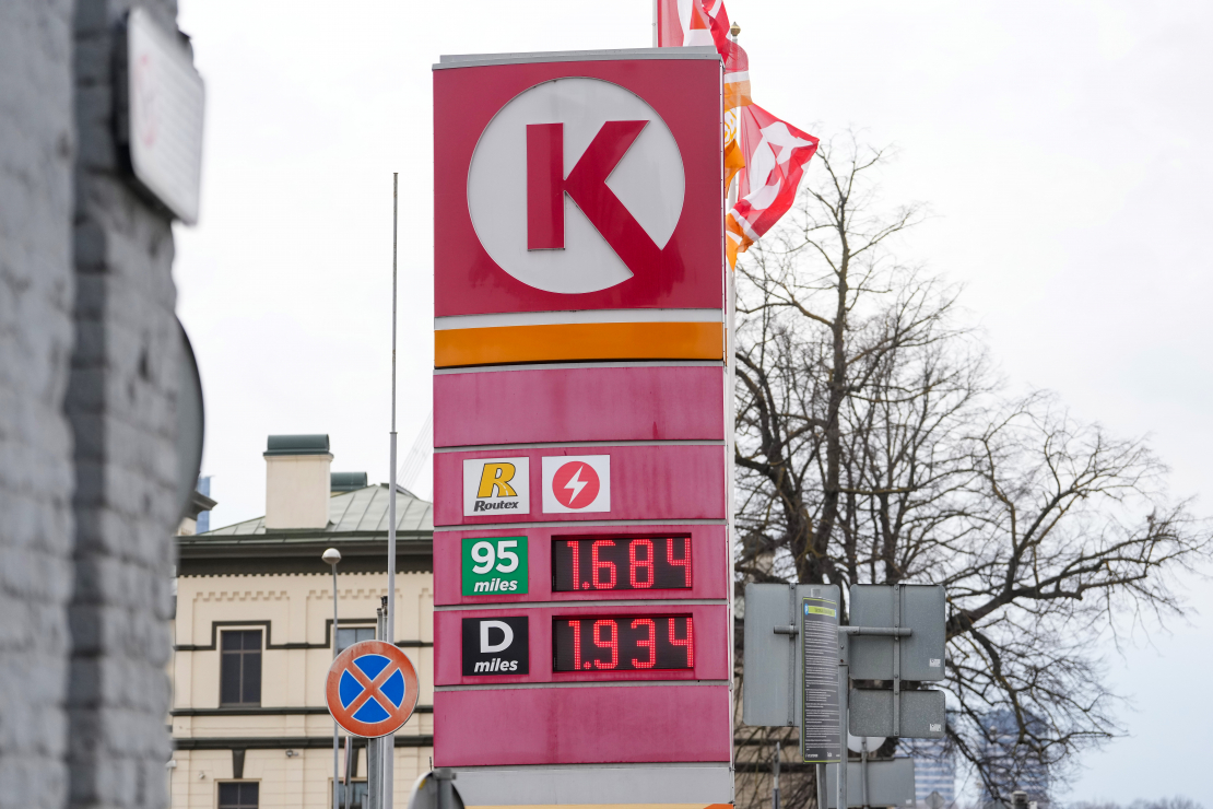 Degvielas cenas 2026. gada 13. martā.