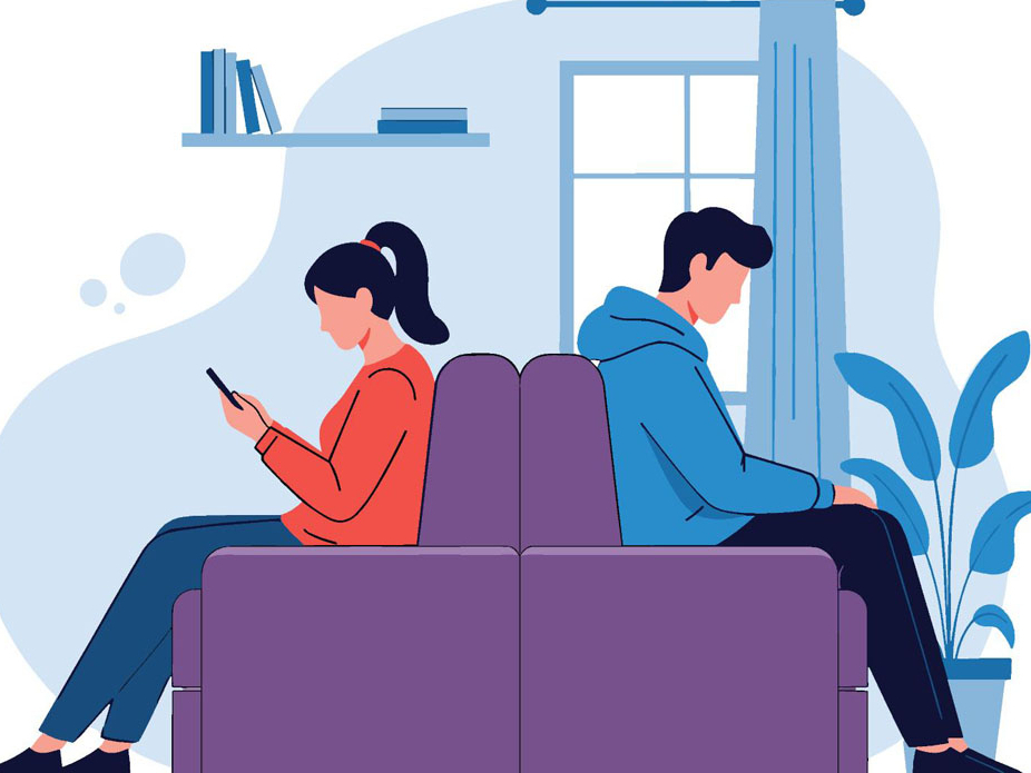 It kā kopā, bet katrs savā telefona ekrānā. Kā sociālos tīklus
izmantot tā, lai tie netraucētu attiecībām?