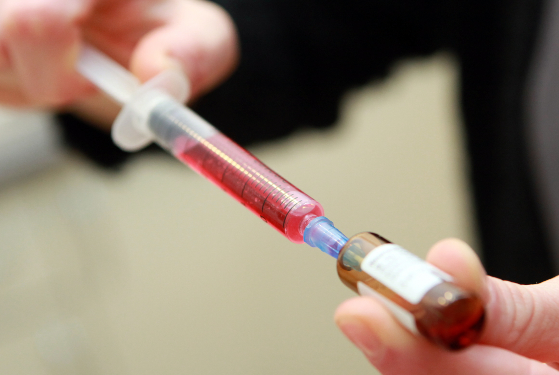 Injekcija. Ilustratīvs attēls.