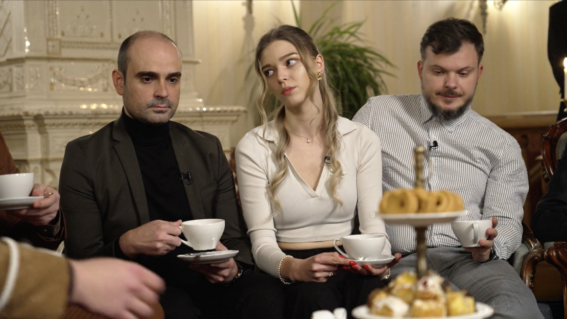 Sandra kopā ar saviem biedriem – Kristapu un Rūdolfu Kristbergu.