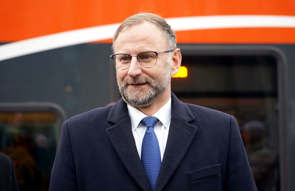Satiksmes ministrs Atis Švinka.