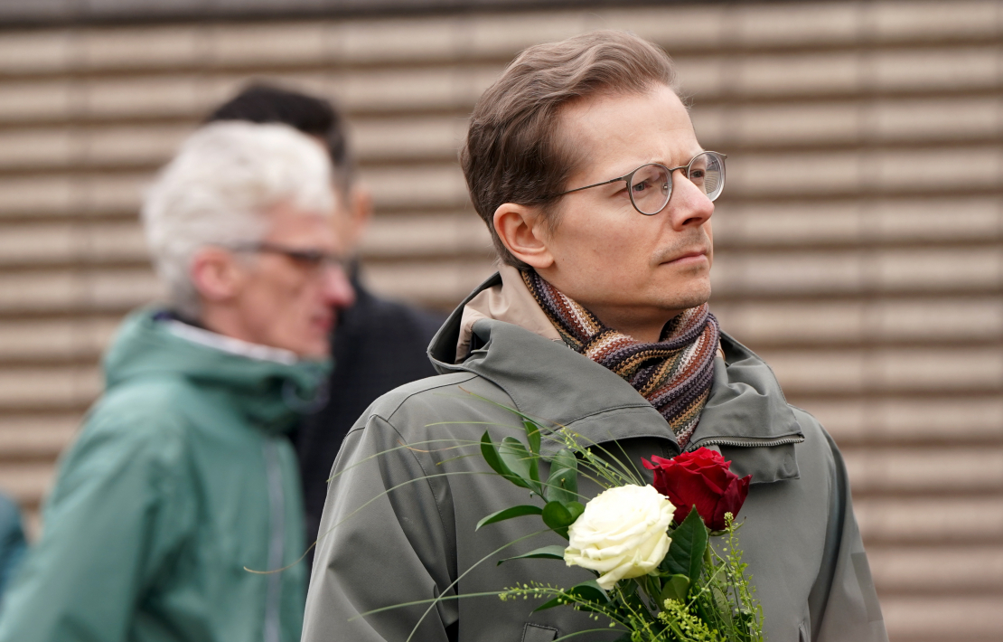 Komunistiskā genocīda upuru piemiņas dienai veltīts pasākums pie dzelzceļa stacijas "Šķirotava".