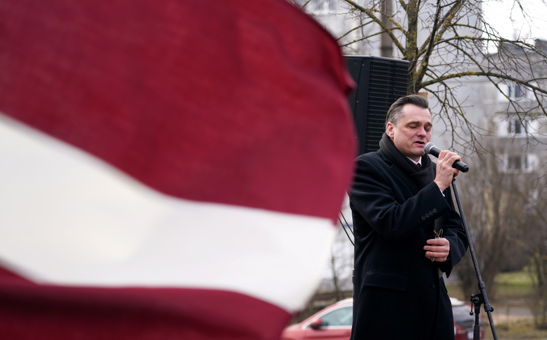 Komunistiskā genocīda upuru piemiņas dienai veltīts pasākums pie dzelzceļa stacijas "Šķirotava".