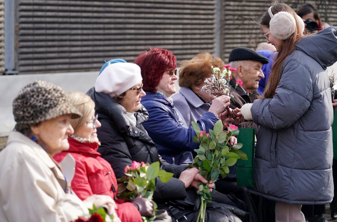 Komunistiskā genocīda upuru piemiņas dienai veltīts pasākums pie dzelzceļa stacijas "Šķirotava".