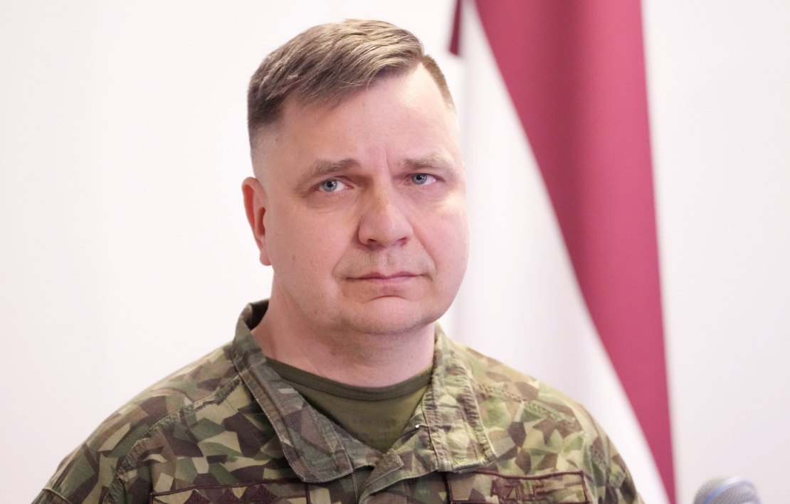 Krīzes vadības centra vadītājs pulkvedis Arvis Zīle.