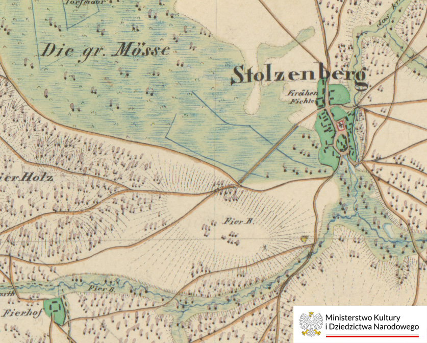 Stolcenberga atrodas netālu no mūsdienu Slavoborzes ciema .